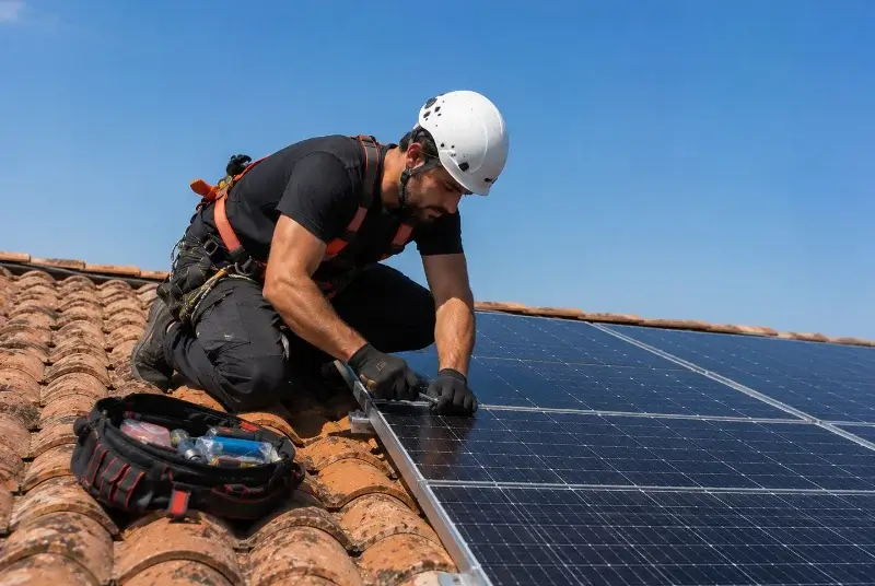 Maintenance et monitoring de panneaux solaires à Morganx